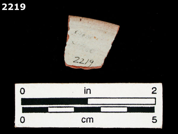 PANAMA POLYCHROME-TYPE A specimen 2219 rear view