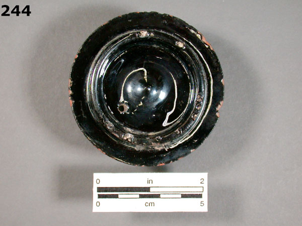 JACKFIELD-TYPE WARE specimen 244 rear view