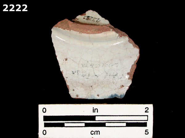 PANAMA POLYCHROME-TYPE A specimen 2222 rear view