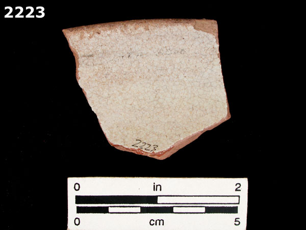 PANAMA POLYCHROME-TYPE A specimen 2223 rear view