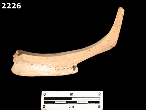 UNIDENTIFIED WHITE MAJOLICA, SPAIN specimen 2226 