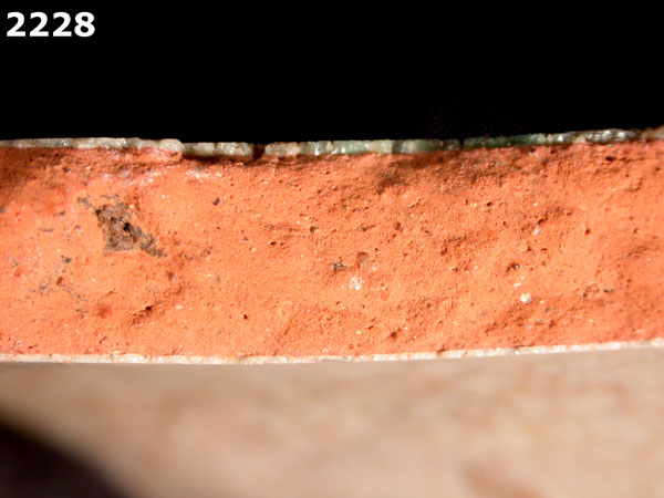 PANAMA POLYCHROME-TYPE A specimen 2228 side view