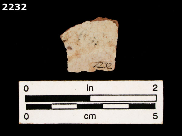 PANAMA POLYCHROME-TYPE A specimen 2232 rear view