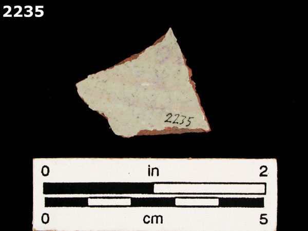 PANAMA POLYCHROME-TYPE A specimen 2235 rear view