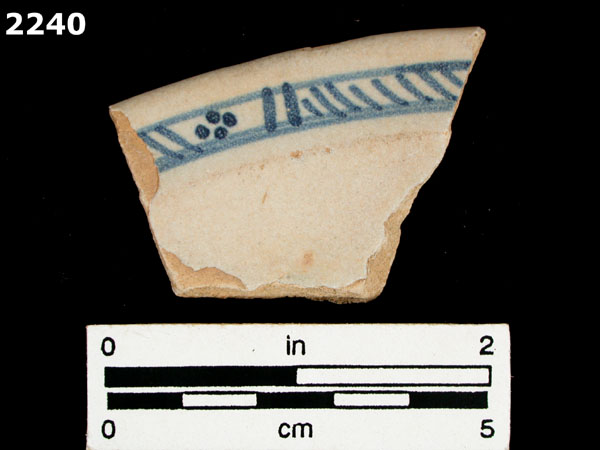 FAIENCE, PROVENCE BLUE ON WHITE specimen 2240 