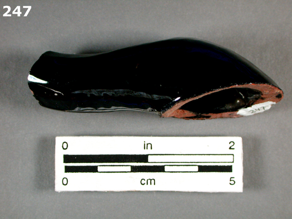 JACKFIELD-TYPE WARE specimen 247 front view