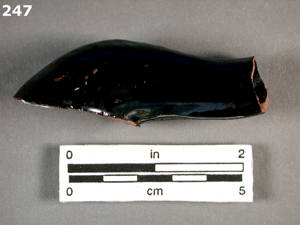JACKFIELD-TYPE WARE specimen 247 rear view