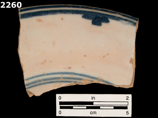 TALAVERA TRADITION, BLUE ON WHITE specimen 2260 