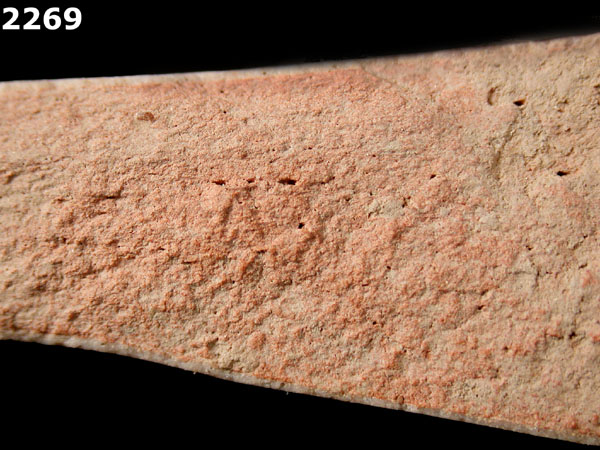 UNIDENTIFIED POLYCHROME MAJOLICA, IBERIAN specimen 2269 side view