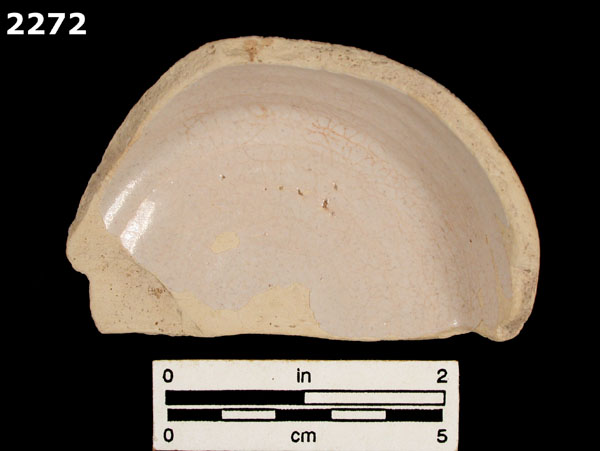 UNIDENTIFIED POLYCHROME MAJOLICA, IBERIAN specimen 2272 rear view