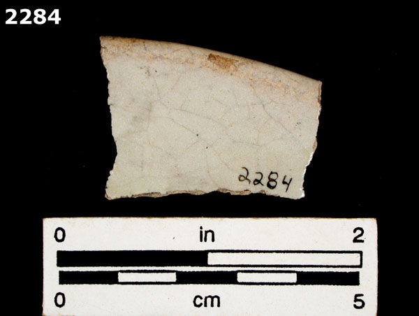UNIDENTIFIED POLYCHROME MAJOLICA, MEXICO (19th CENTURY) specimen 2284 rear view