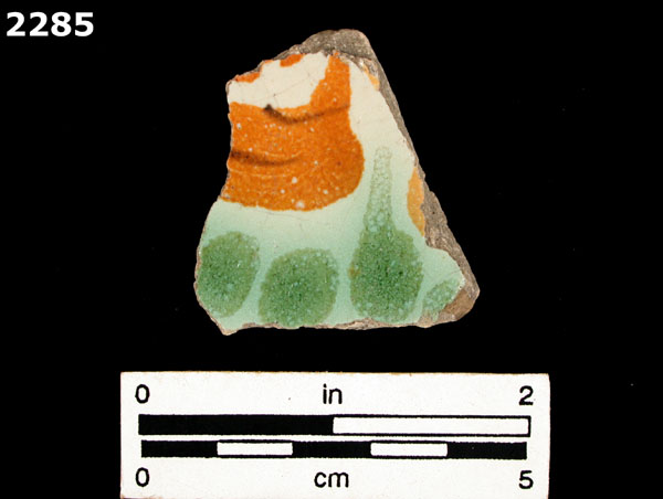 UNIDENTIFIED POLYCHROME MAJOLICA, MEXICO (19th CENTURY) specimen 2285 