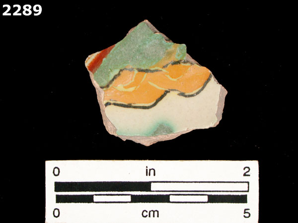UNIDENTIFIED POLYCHROME MAJOLICA, MEXICO (19th CENTURY) specimen 2289 