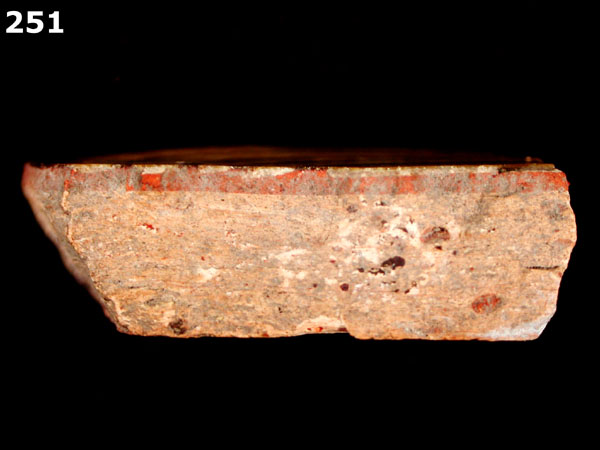 SLIPWARE, STAFFORDSHIRE-TYPE, ENGLISH specimen 251 side view