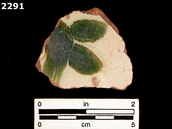 UNIDENTIFIED POLYCHROME MAJOLICA, MEXICO (19th CENTURY) specimen 2291 