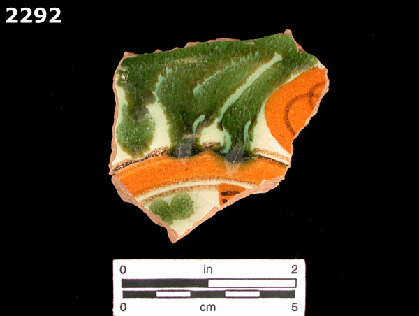 UNIDENTIFIED POLYCHROME MAJOLICA, PUEBLA TRADITION specimen 2292 