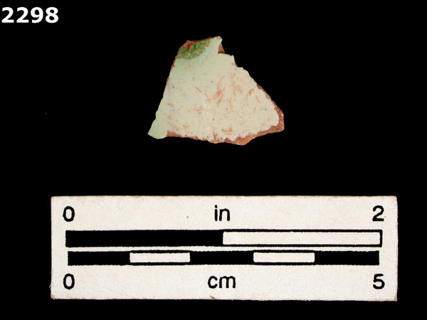 UNIDENTIFIED POLYCHROME MAJOLICA, PUEBLA TRADITION specimen 2298 