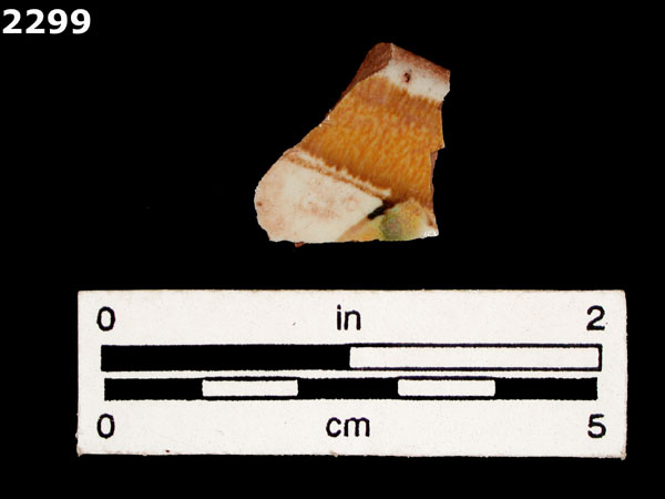UNIDENTIFIED POLYCHROME MAJOLICA, MEXICO (19th CENTURY) specimen 2299 