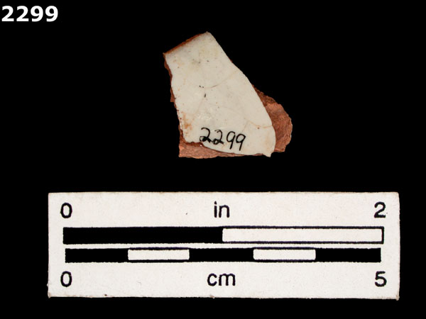 UNIDENTIFIED POLYCHROME MAJOLICA, MEXICO (19th CENTURY) specimen 2299 rear view