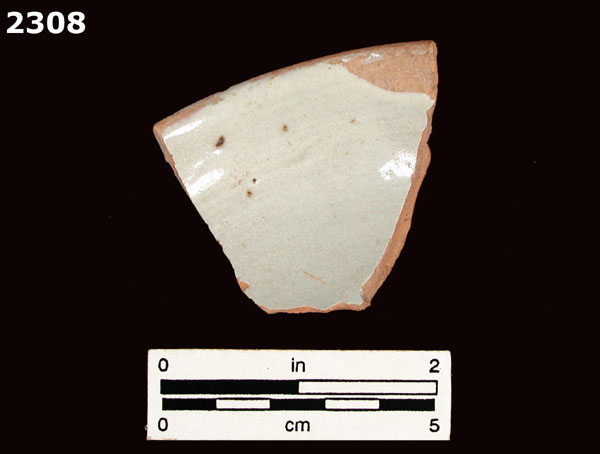 UNIDENTIFIED WHITE MAJOLICA, SPAIN specimen 2308 