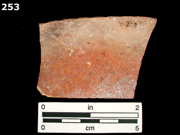 SLIPWARE, STAFFORDSHIRE-TYPE, ENGLISH specimen 253 rear view