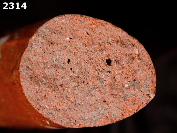 LEAD GLAZED COARSE EARTHENWARE specimen 2314 side view