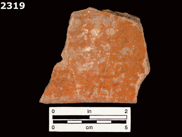 LEAD GLAZED COARSE EARTHENWARE specimen 2319 