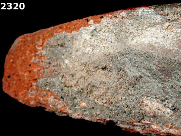 LEAD GLAZED COARSE EARTHENWARE specimen 2320 side view