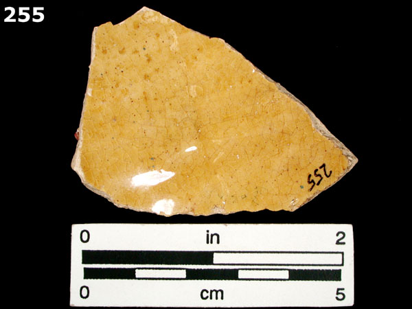 SLIPWARE, STAFFORDSHIRE-TYPE, ENGLISH specimen 255 rear view