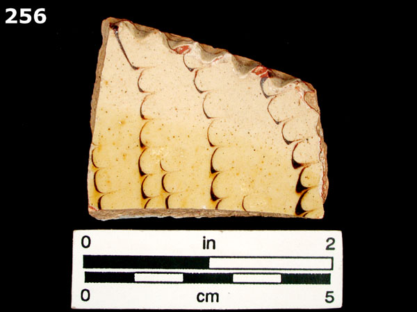 SLIPWARE, STAFFORDSHIRE-TYPE, ENGLISH specimen 256 
