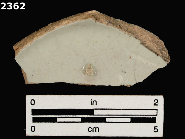 UNIDENTIFIED WHITE MAJOLICA, PUEBLA TRADITION specimen 2362 