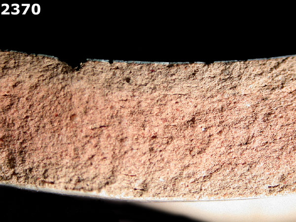 UNIDENTIFIED POLYCHROME MAJOLICA, IBERIAN specimen 2370 side view