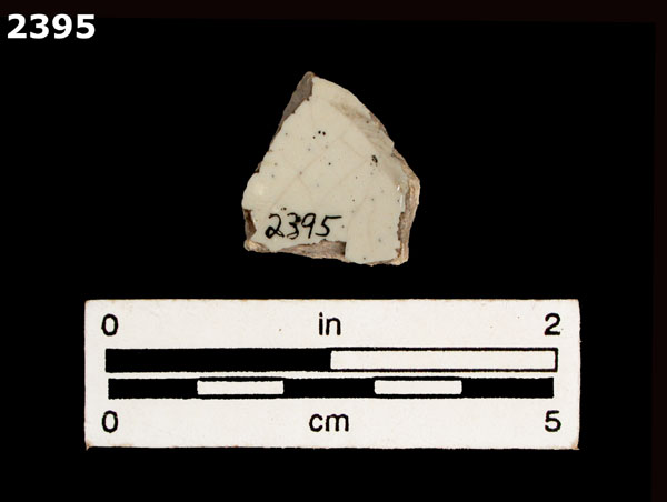UNIDENTIFIED POLYCHROME MAJOLICA, MEXICO (19th CENTURY) specimen 2395 rear view