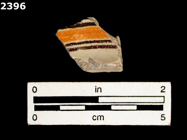 UNIDENTIFIED POLYCHROME MAJOLICA, MEXICO (19th CENTURY) specimen 2396 