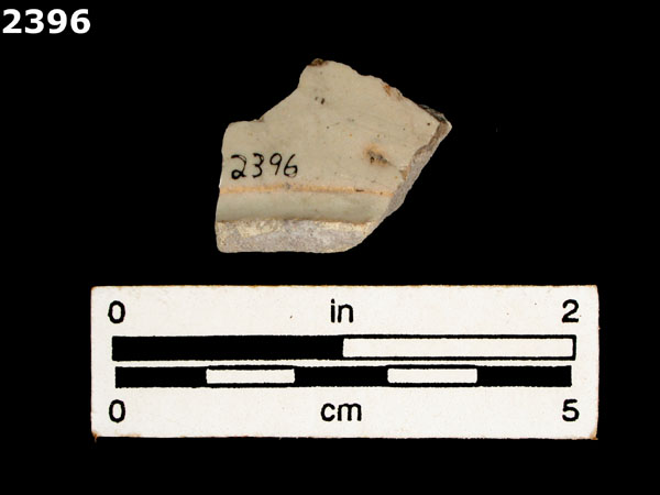UNIDENTIFIED POLYCHROME MAJOLICA, MEXICO (19th CENTURY) specimen 2396 rear view