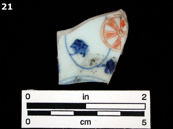 PORCELAIN, CHINESE IMARI specimen 21 