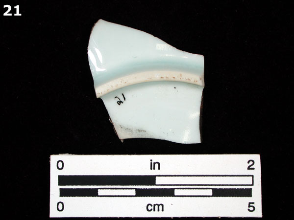 PORCELAIN, CHINESE IMARI specimen 21 rear view