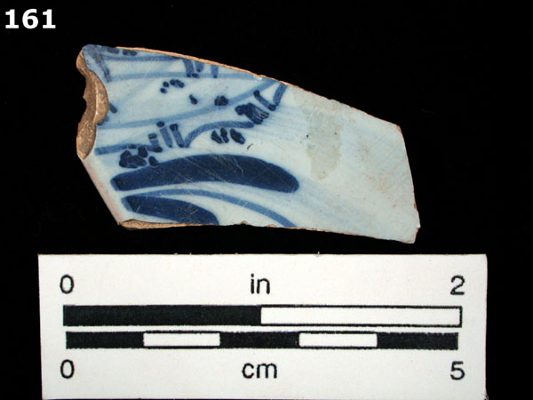 DELFTWARE, BLUE ON WHITE specimen 161 