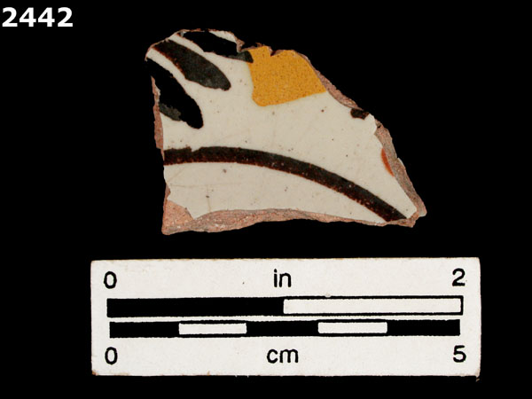 UNIDENTIFIED POLYCHROME MAJOLICA, MEXICO (19th CENTURY) specimen 2442 