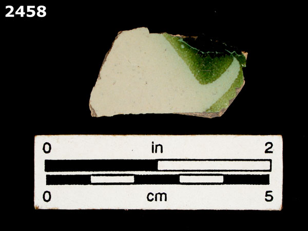 UNIDENTIFIED POLYCHROME MAJOLICA, PUEBLA TRADITION specimen 2458 front view