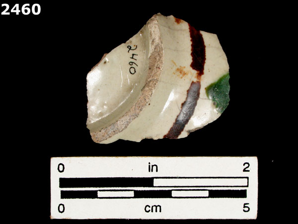 UNIDENTIFIED POLYCHROME MAJOLICA, MEXICO (19th CENTURY) specimen 2460 