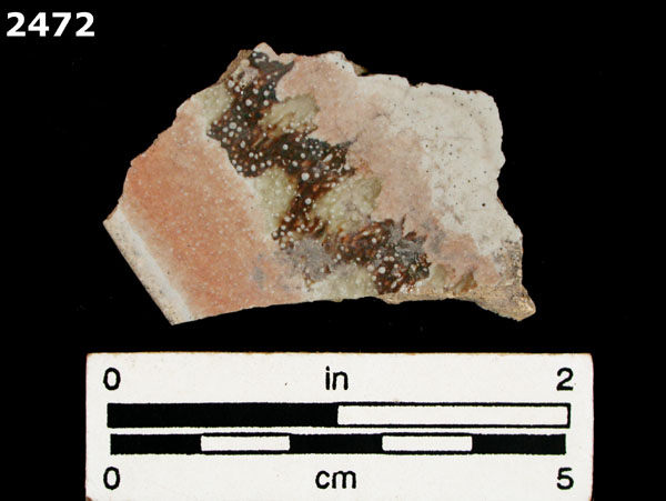 UNIDENTIFIED POLYCHROME MAJOLICA, MEXICO (19th CENTURY) specimen 2472 