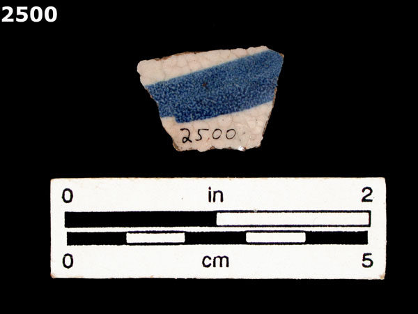 ICHTUCKNEE BLUE ON WHITE specimen 2500 rear view