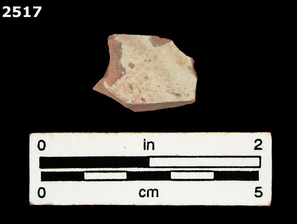 UNIDENTIFIED WHITE MAJOLICA, PUEBLA TRADITION specimen 2517 