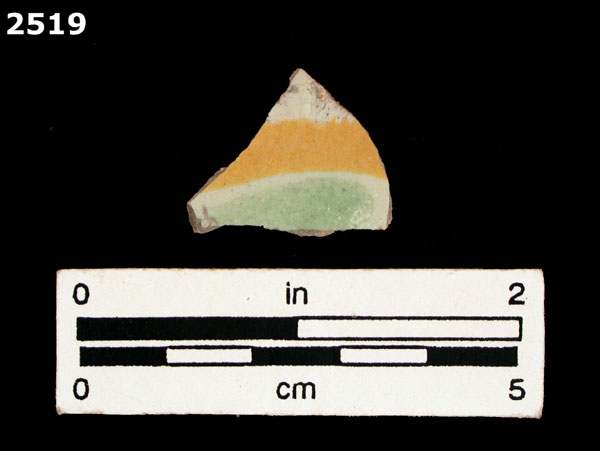 UNIDENTIFIED POLYCHROME MAJOLICA, MEXICO (19th CENTURY) specimen 2519 