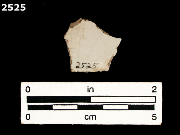 UNIDENTIFIED POLYCHROME MAJOLICA, MEXICO (19th CENTURY) specimen 2525 rear view