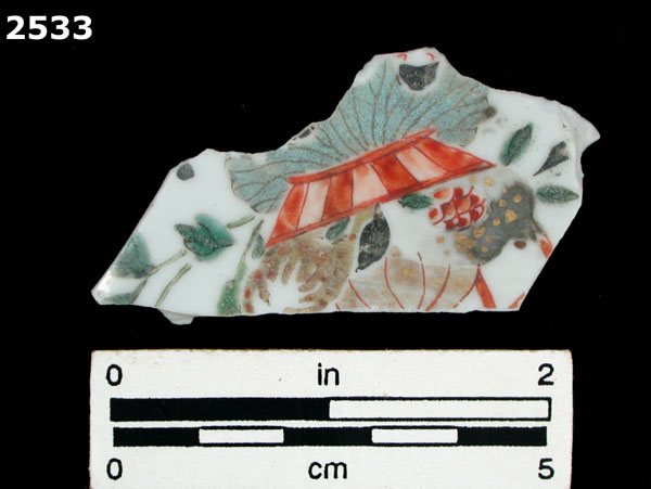 PORCELAIN, POLYCHROME CHINESE EXPORT specimen 2533 