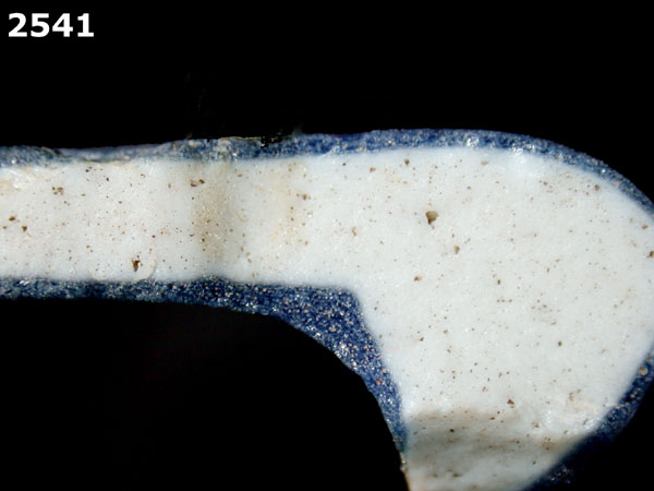 PORCELAIN, UID ASIAN specimen 2541 side view