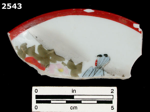 PORCELAIN, JAPANESE specimen 2543 front view