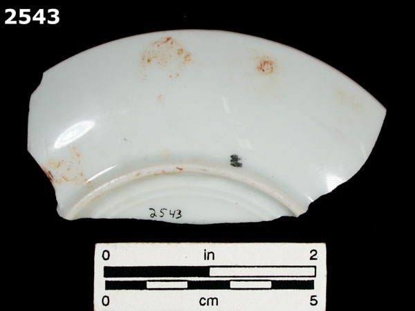 PORCELAIN, JAPANESE specimen 2543 rear view